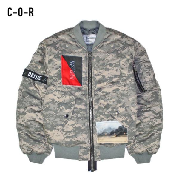 nfai ma1 bomber ボンバージャケット　カモ　迷彩　短丈 PADDED BOMBER JACKET | CAMO – F. M.C.D. Japan Store