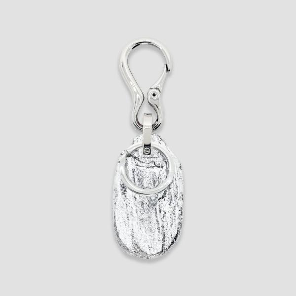 HIDAKA ストーンカラビナ HIDAKA -【PLATING STONE KEY RING(SILVER)】ヒダカ プレー