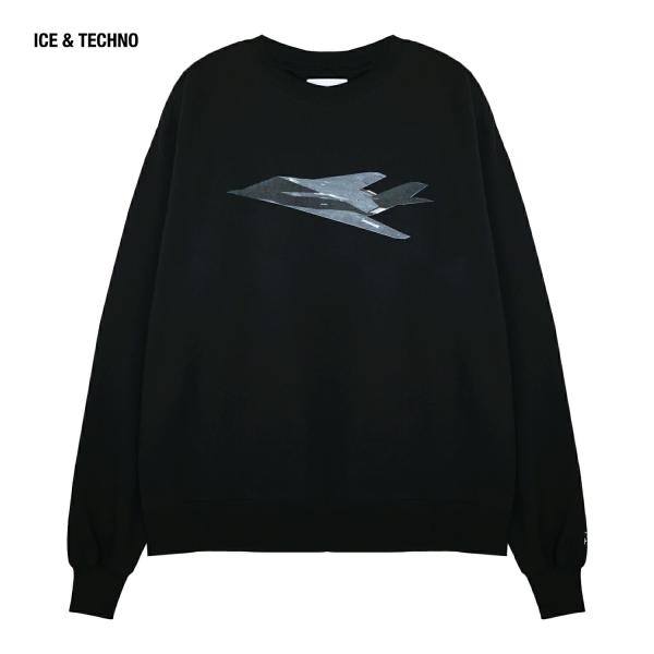 ICE & TECHNO (アイス アンド テクノ) TECH HAWK CREWNECK (BLACK