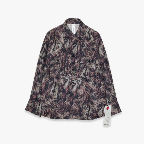SHINYAKOZUKA (シンヤコヅカ) HIS WORK SHIRT (BROWN) [SHINYA
