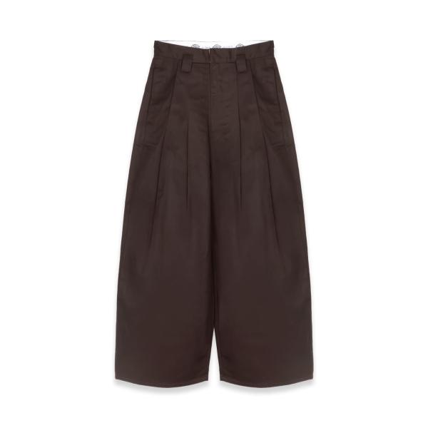 shinyakozuka Dickies バギーワイドパンツ SHINYAKOZUKA（シンヤコヅカ） | BAGGY WITH DICKIES (BROWN) ISSUE#8