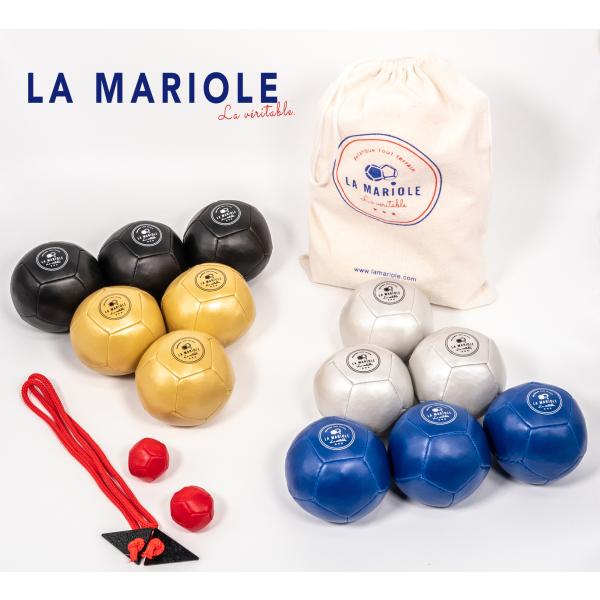La Mariole ラマリオーレ ボッチャ ペタンク ボールパック 1セット フランス大ヒット 全地形対応 ボール