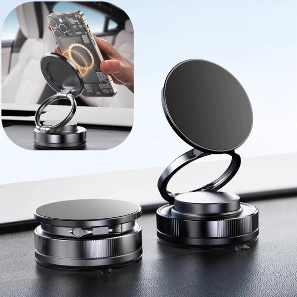 対応機種●Magsafe対応のiPhone12以降はそのままで直接吸着可能●その他のスマートフォン　*付属のメタルリングをご使用ください。詳　細サイズ:60*30mm(径*高)重　量:80g素　材:ABS、アルミニウム合金、他