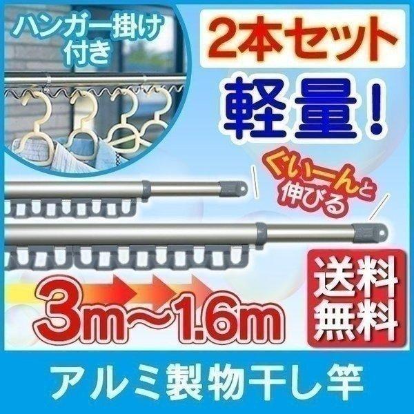 物干し竿 2本セット 伸縮 軽量アルミ 166〜300cm ALM-300H 銀 アイリスオーヤマ 伸縮竿 竿 竿掛け 洗濯物干し 屋外 室内 ランドリー 軽い 物干し台 洗濯用品 :1892695:ゆにでのこづち Yahoo!店 - 通販 - Yahoo!ショッピング 物干し竿 2本セット 伸縮 軽量アルミ 166〜300cm ALM-300H 銀 アイリスオーヤマ 伸縮竿 竿 竿掛け 洗濯物干し 屋外 室内 ランドリー 軽い 物干し台 洗濯用品 :1892695:ゆにでのこづち Yahoo!店 - 通販 - Yahoo!ショッピング
