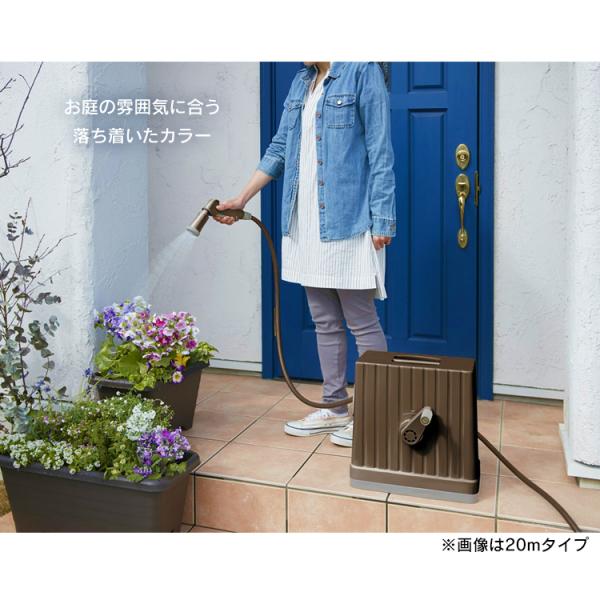 ホースリール 30m ブラウン おしゃれ フルカバー ホースリール Ex Fhex 30 30m アイリスオーヤマ 散水 水まき 水撒き ガーデニング Buyee Buyee Japanese Proxy Service Buy From Japan Bot Online