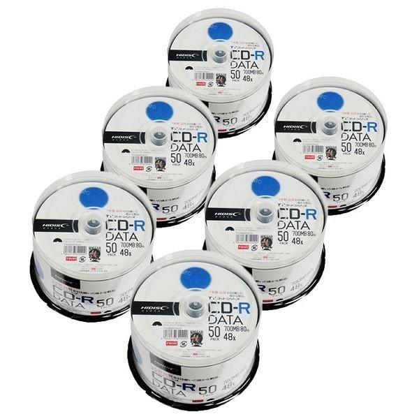 お気に入り Disc 6セットhi Cd R データ用 高品質 Tycr80yw50px6 50枚入 Cd R Rw