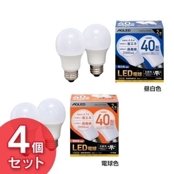 LED�d�� E26 �L�z�� 40�`���� LDA4N-G-4T6-E2P LDA5L-G-4T6-E2P �����F �d���F 4�Z�b�g �A�C���X�I�[���}