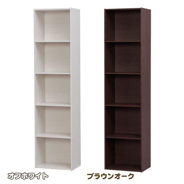 IRIS OHYAMA（アイリスオーヤマ） カラーボックス 5段 A4 本棚