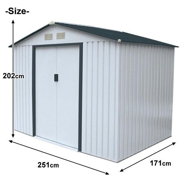 物置 屋外 大型 おしゃれ Diy メタルシェッド S102a 自転車置き場 車庫 頑丈 収納庫 サイクルガレージ バイクガレージ Buyee Buyee Japanese Proxy Service Buy From Japan Bot Online