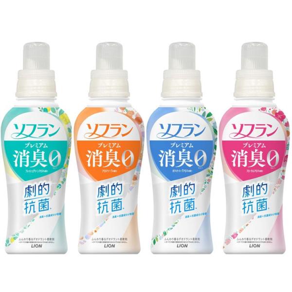 他サイト： 柔軟剤 日用消耗品 洗剤 ソフラン プレミアム消臭 フレッシュグリーンアロマの香り 本体 510ml  (D)の商品画像
