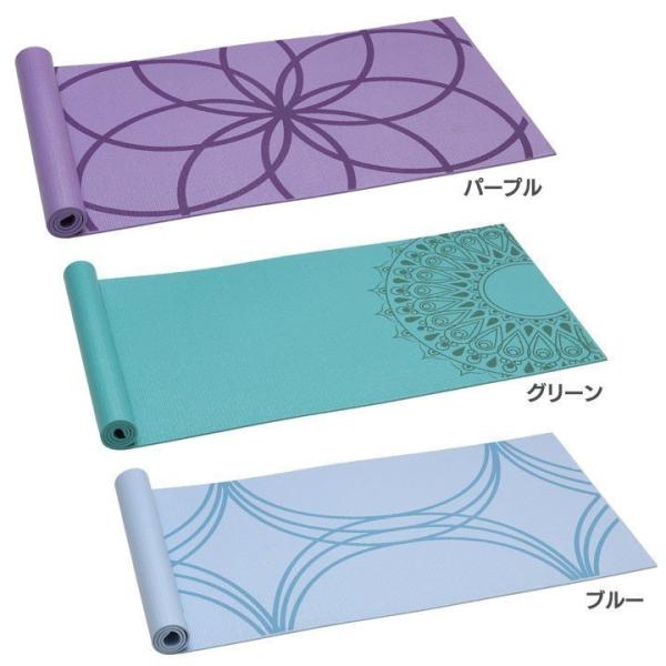 ヨガマット 柄 おしゃれ プリントヨガマット 6mm IMC-165 カワセ