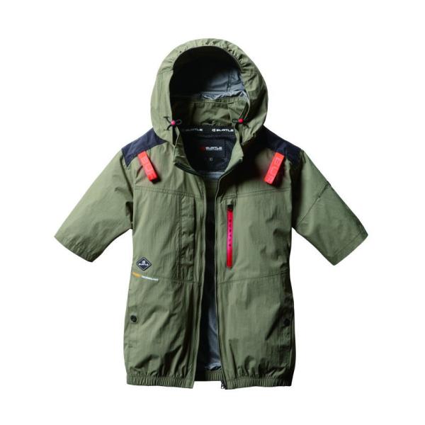 BURTLE 2025年ハイバック半袖空調服フルセット M寸 2025年バートル(BURTLE)空調服・春夏新商品の予約注文