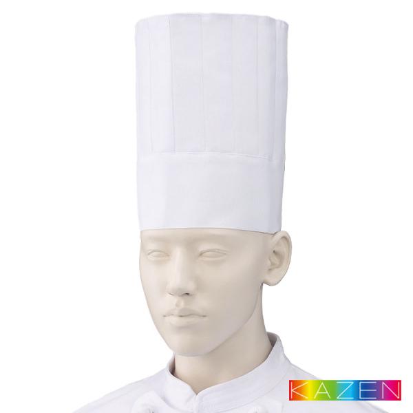 ■品名・品番：メッシュ付コック帽(高さ23cm)(1枚入)　471-29■カラー：ホワイト■サイズ：フリーサイズ　高さ23cm(8cm+15cm)■素材：細布(綿100%)　メッシュ部分(ポリエステル100％)■機能・特長：後ろ面ファスナー...