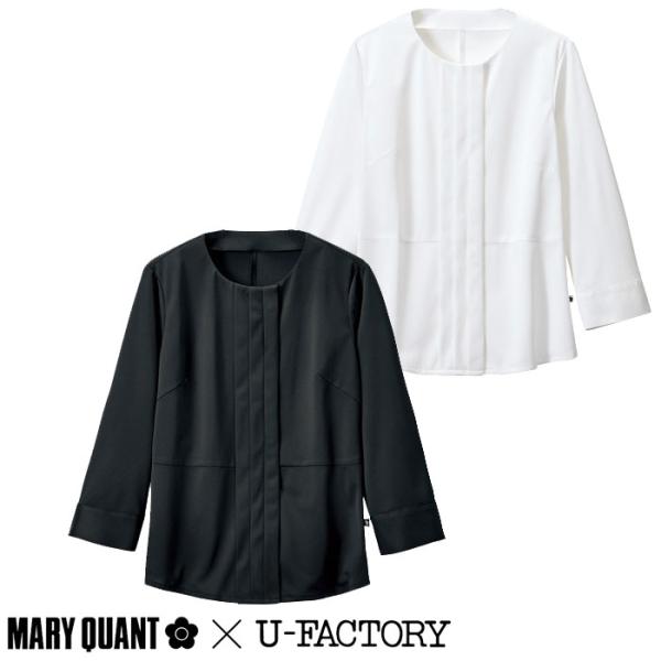 新品　マリークワント　カットワークブラウス　黒 MARY QUANT（マリークヮント） ブラウス シャツ マリークワント シアー