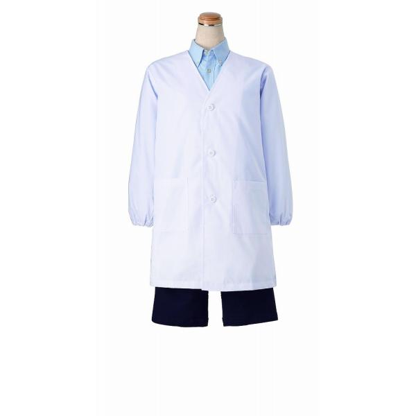 (株)サンペックス 制服 作業服サイズ： 1〜4号色：ホワイト素材：ポプリン ポリエステル65％綿35％仕様：抗菌（フレッシュエリア）繊維に付着した微生物の繁殖を強力に抑え込む細菌対策繊維。洗濯を繰り返しても抗菌力はほとんど落ちず、また、皮...