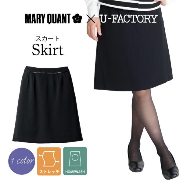 MARY QUANT マリークヮント スカート レディース 秋 冬 黒 ホーム  
