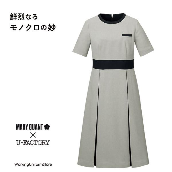 マリークヮント受付制服 ワンピース M53372 ドライストレッチ