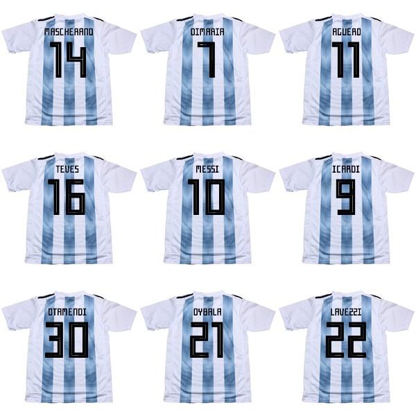 マーキング無料 お好きな名前 背番号お入れします 18サッカーユニフォーム アルゼンチン代表ホーム ノンブランドユニフォーム 子供用 S Xxl Buyee Buyee 日本の通販商品 オークションの代理入札 代理購入