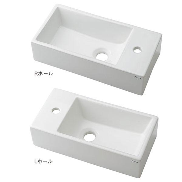 カクダイ 角型手洗器 493-17□（R／Lホール） : J-relife ヤフー店 