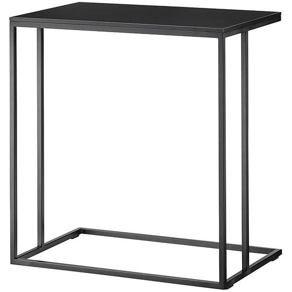 オーツー キューブサイドテーブル フレームカラー（ブラック）天板カラー2色 CUBE-S-TABLE-JU-■-MBK