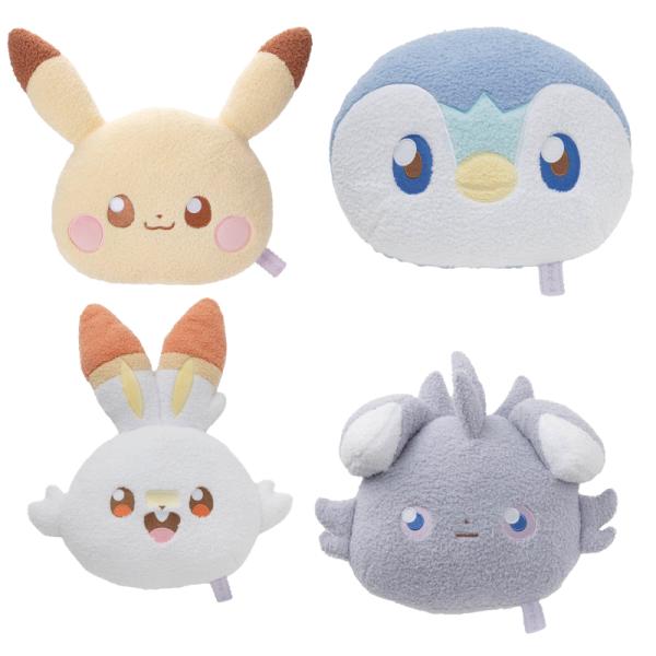 【段階的価格変動商品】ポケットモンスター ぬいぐるみフェイスクッション ポケピース かわいい キャラクター グッズ プレゼント ギフト なないろ堂