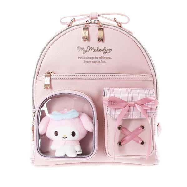 サンリオ マイメロディ 2ポケット ぬいぐるみ付きミニデイパック さん