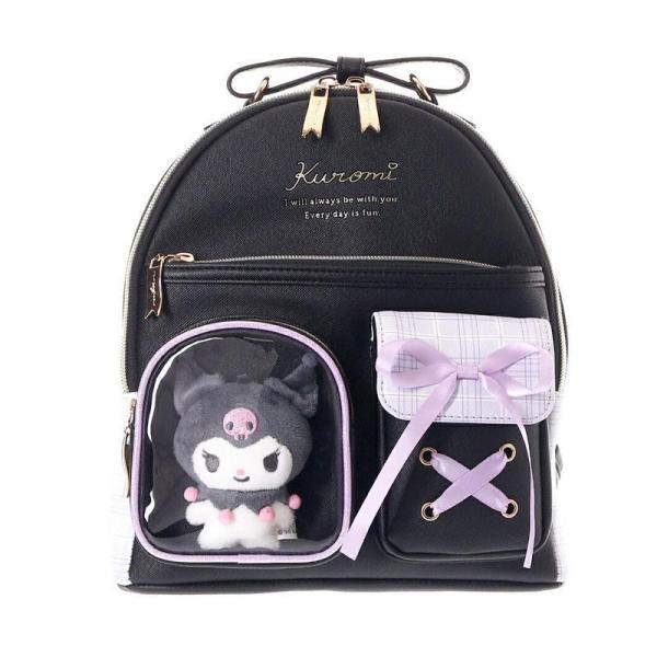 サンリオ クロミ 2ポケット ぬいぐるみ付きミニデイパック さんりお