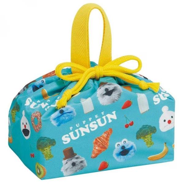 スケーター パペットスンスン ランチ巾着 290×165×120mm KB7SN PUPPET