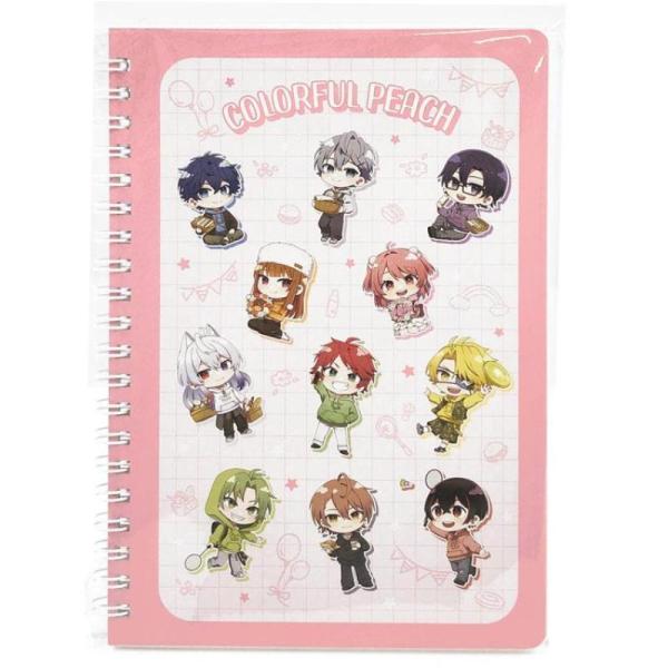 カラフルピーチ リングノート からぴちピクニック２ 約182×128×5mm(B6) 4970381921675 からぴち ノート B6ノート 文房具