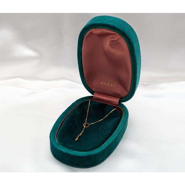 GUCCI ラリアット ネックレス グッチ ラリアット ネックレス ゴールド K18イエローゴールド YG