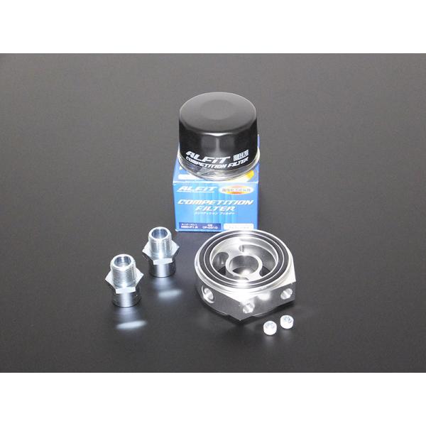 ALFIT]ZF1 CR-Z(LEA)用オイルブロック＆専用ショートオイルフィルター