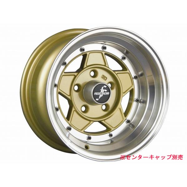 コーリン]旧車 復刻版 フォーカスレーシングファイブ ホイール 14