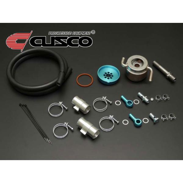 FC  オイルクーラー CUSCO]ZN6 86 FA20 2.0L用水冷式エンジンオイルクーラー(水冷式7段コア