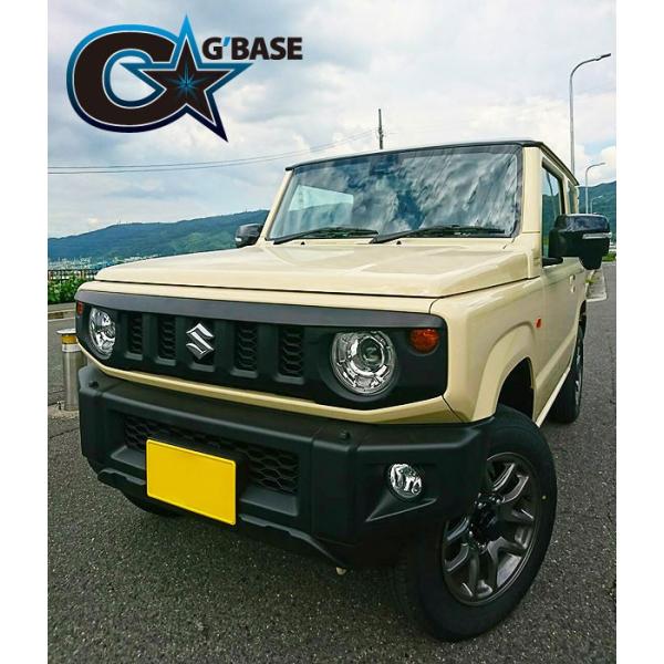 G'BASE]JB74W ジムニーシエラ（純正標準グリル）用FRP製フェイス