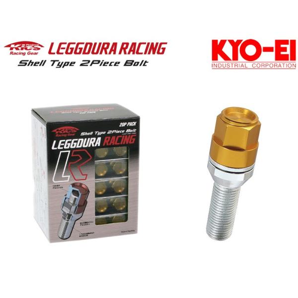 KYO-EI レデューラレーシング ボルト M14xP1.25 35mm KYO-EI_Kics]レデューラレーシングボルト M14×P1.25_60°_首下