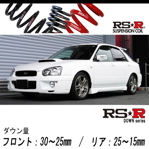 RS R RSR DOWNGGA インプレッサワゴン WRX4WD  TB H〜用