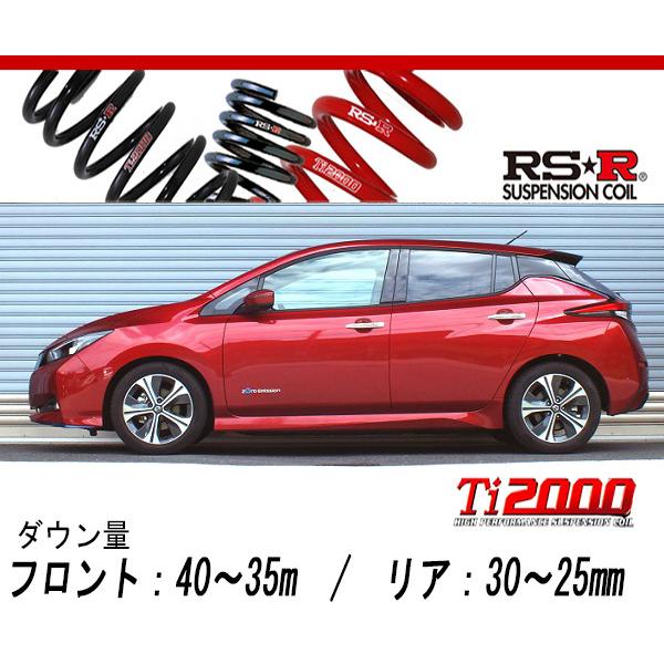 RS-R_Ti2000 DOWN]ZE1 リーフ_e+ G(2WD_EV_H31/1〜)用車検対応 