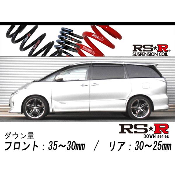 オイルペイント RSR RS-R RS-Rダウン 1台分 ダウンサス エスティマ
