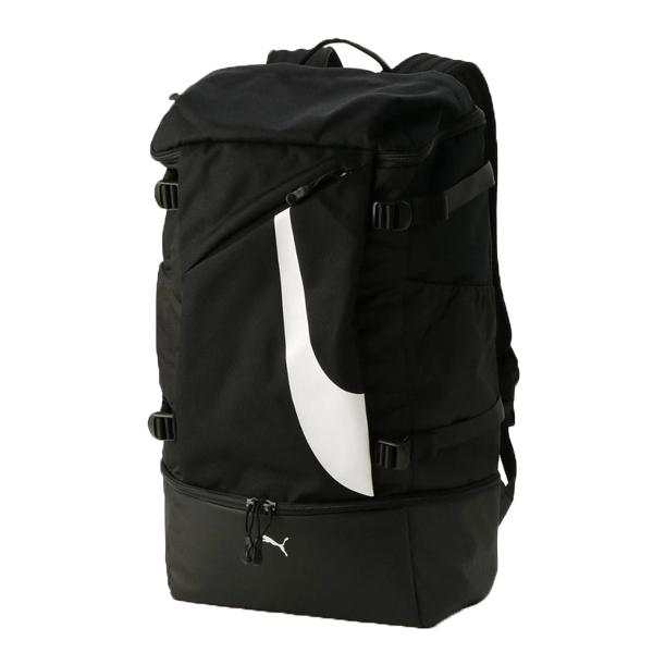 【種別】バックパック【メーカー名】プーマ(puma)【カラー】ブラック×ホワイト(01)【サイズ】34×64×19.5cm(約40L)【素材】合成繊維(ポリエステル)【特徴】・シックなシルエットと洗練されたデザインが印象的な多機能バックパッ...