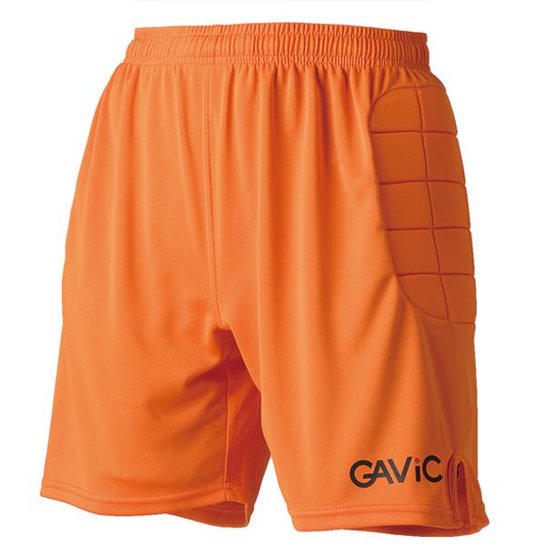 【種別】キーパーシャツ【メーカー名】ガビック(GAVIC)【カラー】オレンジ×ブラック(ORGBLK)【素材】ポリエステル100%【特徴】・腰パッド付のキーパーパンツ・吸汗速乾、UVカット
