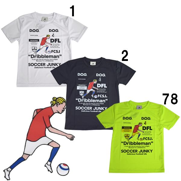 SoccerJunky（サッカージャンキー） ワークアウト TEE DRIBBLEMAN+4