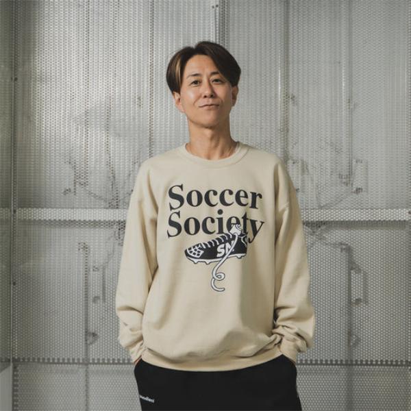 サッカージャンキー soccer junky SPIKE Nut+3 スウェット ベージュ SNW245