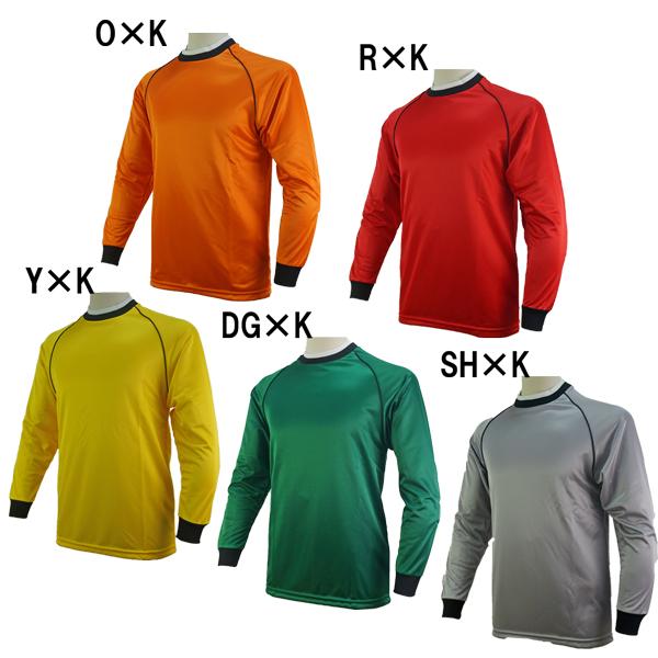 【種別】キーパーシャツ【メーカー名】ユニオン(union)【カラー】オレンジ(O×K)レッド(R×K)イエロー(Y×K)ダークグリーン(DG×K)シルバー(SH×K)【素材】ポリエステル100%（アクアドライ）【特徴】・カラバリ豊富なゴール...