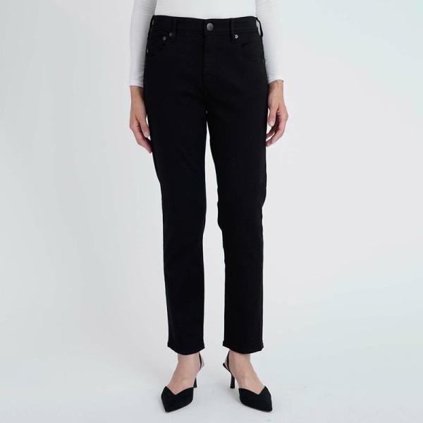 未使用級 yanuk ヤヌーク ruth ルース デニム ストレッチ 23 黒 unique-jean_57142064