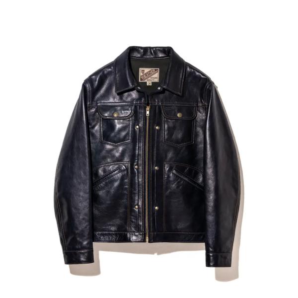 早い者勝ち✨最終SALEブラント✖️ｈ&O ラストショット　タンカラーフルセット Y'2 LEATHER(ワイツーレザー) INDIGO HORSE Model 60'S DENIM ZIP