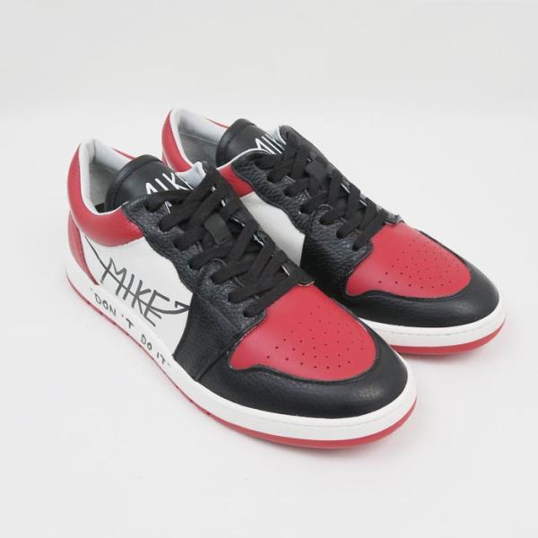 MIKE.dontdoit マイクドントドゥイット MIKE01 ブラック×レッド レザー