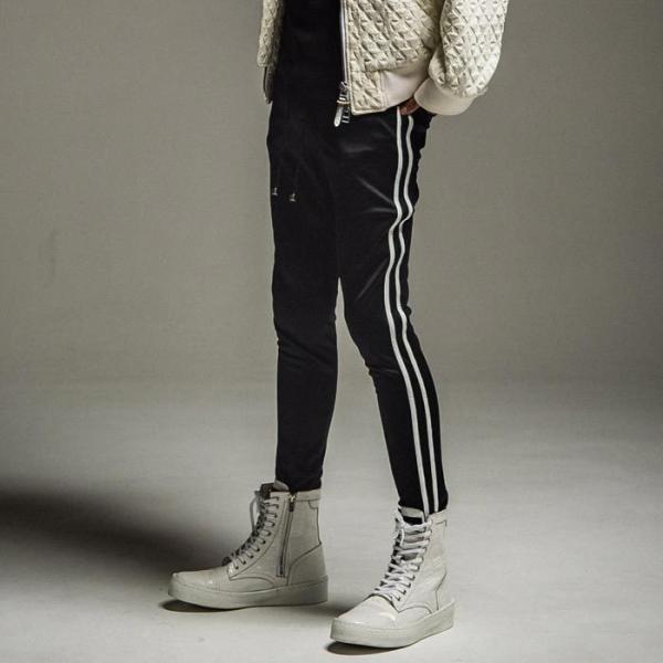 RESOUND CLOTHING / ボトム/4/ポリエステル/BLK/RC21-ST-022 unique-jean_rc22-st-008h-bkwh