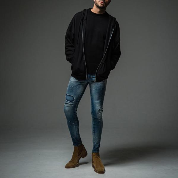 ほぼ未使用】直営限定 RESOUND Rush Loose Hoodie RESOUND 【直営限定】Rush Loose Hoodie BKBK