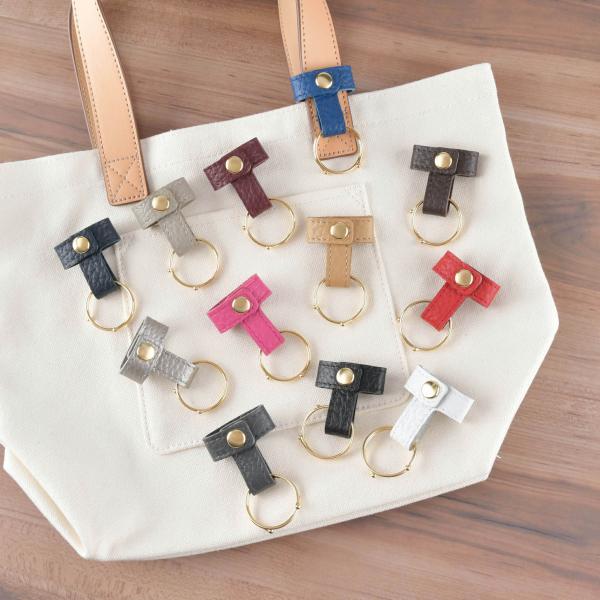 本革ループキーホルダー(シュリンク)12限定色 爪に優しい