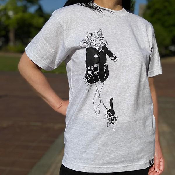 猫 Tシャツ ねこ おもしろ ネコ メンズ レディース 半袖 ダブルネコ Ct093s おもしろ猫tシャツのunit Of Land 通販 Yahoo ショッピング